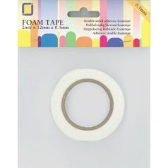   3D ragasztószalag 12 mm X 0.5 mm, 3D foam tape / Kétoldalas - Fehér (2 méter)