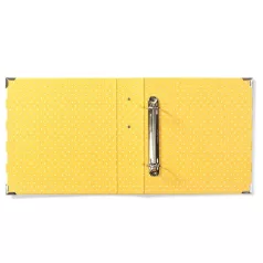   Album 6x8", Sn@p! / Designer Binder - Yellow stripe (1 csomag)