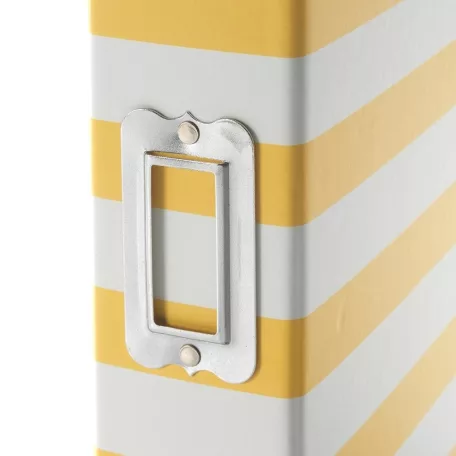 Album 6x8", Sn@p! / Designer Binder - Yellow stripe (1 csomag)