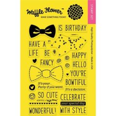   Waffle Flower Szilikonbélyegző Bowtiful Stamp Set (1 csomag)