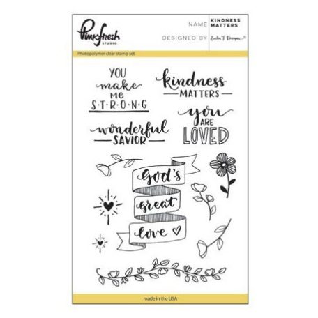 Szilikonbélyegző , Stamps / Kindness matters (1 csomag)