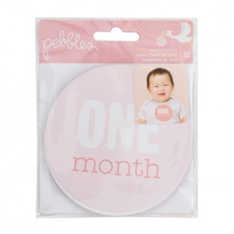 Matrica , Lullaby / Monthly Stickers - Baby Girl (12 db)
