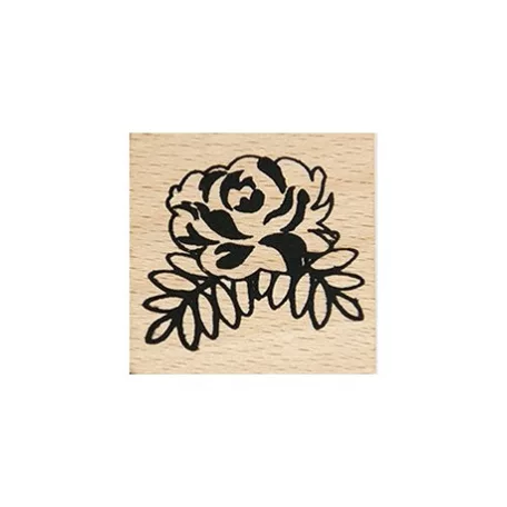 Gumibélyegző , Wooden Stamps / Virág - 2 (1 db)