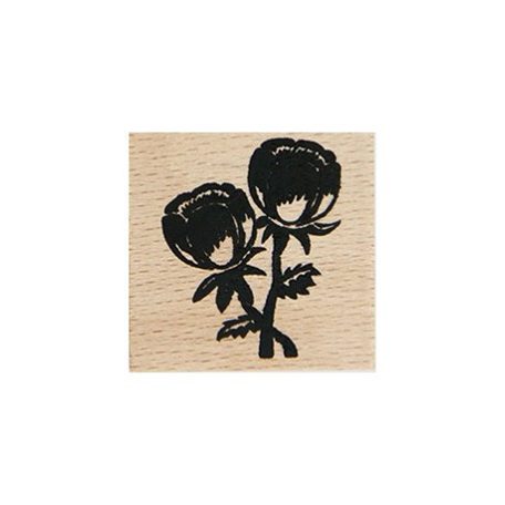 Gumibélyegző , Wooden Stamps / Virág - 1 (1 db)