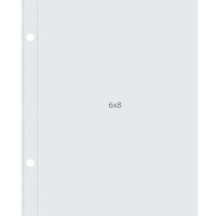 Albumtasak 6x8" Sn@p! Pocket Pages  (1 csomag)