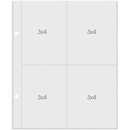 Albumtasak 6x8", Sn@p! / Pocket Pages - 3x4 (1 csomag)