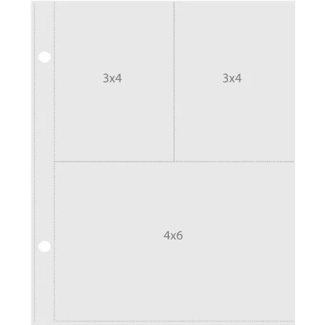 Simple Stories Sn@p! Albumtasak 6x8" Pocket Pages 3x4/4x6 (10 db)
