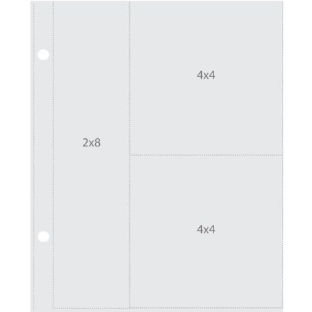 Albumtasak 6x8", Sn@p! / Pocket Pages - 2x8/4x4 (1 csomag)