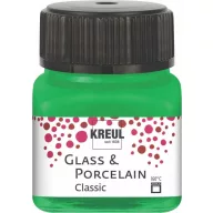   KREUL Glass & Porcelain zöld üveg  és porcelánfesték – Glass & Porcelain Classic Green 20 ml