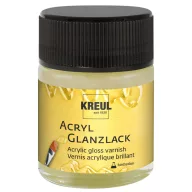   KREUL műgyanta alapú fényes akrillakk – Acrylic Gloss Varnish Synthetic Resin Based 50 ml