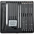 CretacoloR Black Box szén rajzkészlet - Lánchíd/ Charcoal Drawing Set (20 db)