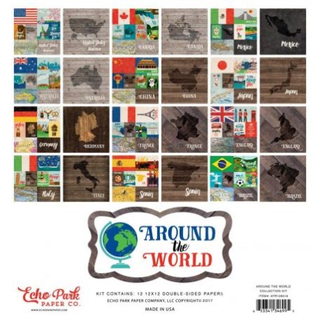 Papírkészlet 12", The World / Collection Kit -  (12 lap)