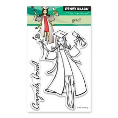   Szilikonbélyegző , Mini Clear Set Stamp / Graduate (1 csomag)