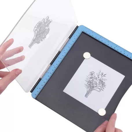 Bélyegző pozicionáló eszköz / Nellie's Choice Stamping Buddy Pro (1 db)