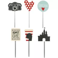   Díszítőelem , Say Cheese III / Carpe Diem - Decorative Clips (6 db)