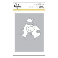   Vágósablon PFCS2317 bélyegzőhöz PFCC2317, Coordinating Cuts / Let's celebrate (1 csomag)