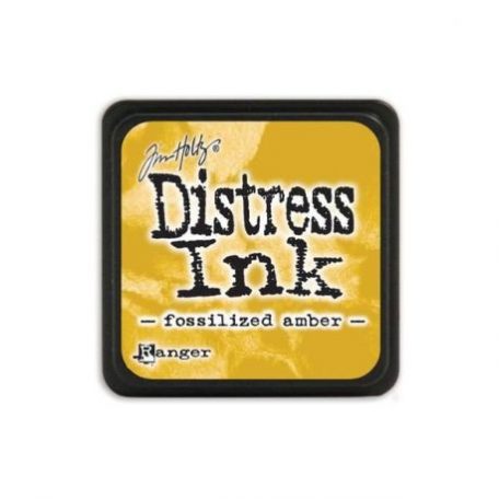 Mini bélyegzőpárna , Distress Mini Ink / Tim Holtz - Fossilized Amber (1 db)