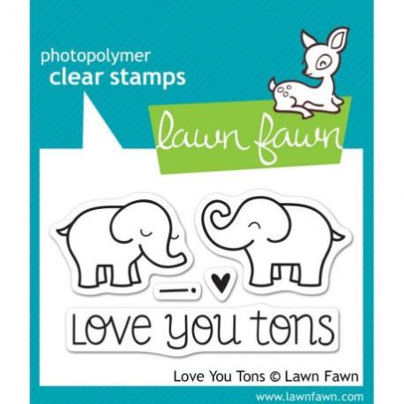 Szilikonbélyegző LF598, Clear Stamps / Love You Tons (1 db)