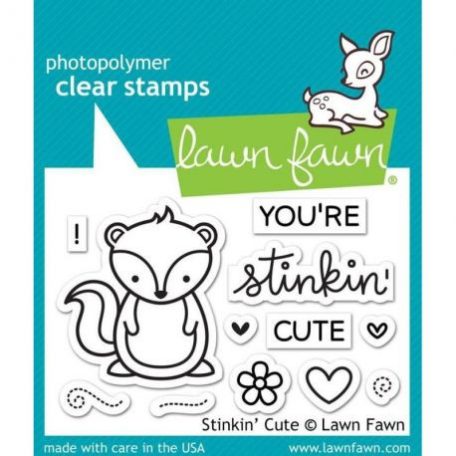 Szilikonbélyegző LF1022, Clear Stamps / Stinkin' Cute -  (1 db)