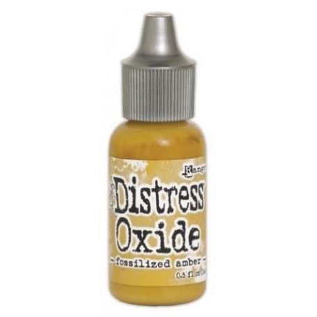 Ranger Distress Oxide Tintapárna Utántöltő - Fossilized Amber - Tim Holtz Oxide Re-Inker (1 db)