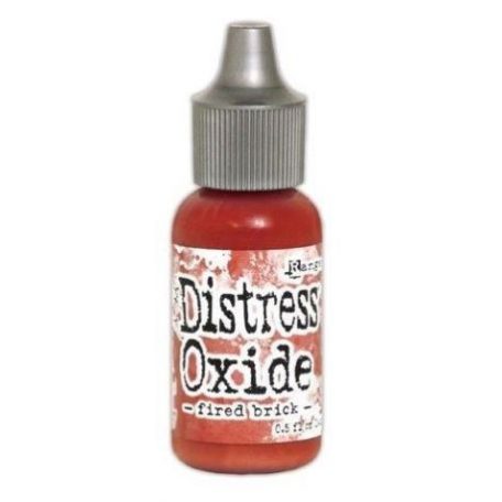 Ranger Distress Oxide Tintapárna Utántöltő - Fired Brick - Tim Holtz Oxide Re-Inker (1 db)