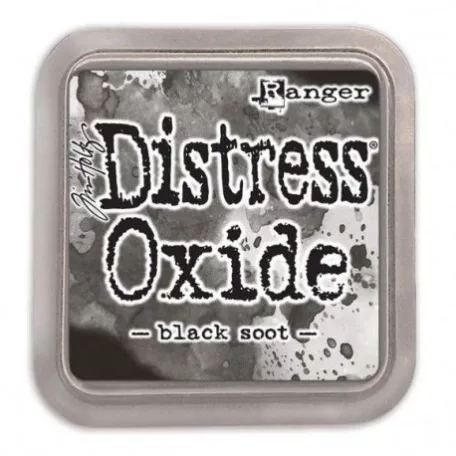 Ranger Distress Oxide Tintapárna - Black Soot - Tim Holtz (1 db)