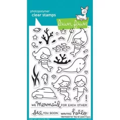   Szilikonbélyegző LF1167, Clear Stamps / Mermaid For You (1 db)