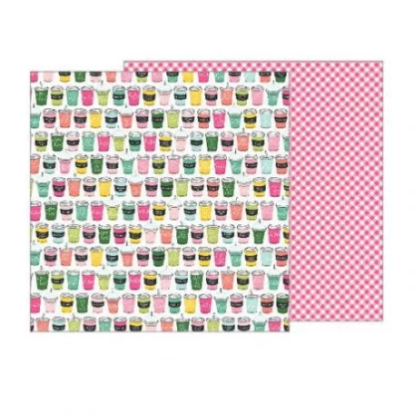 Scrapbook papír 12", Girl Squad / Soda Shop -  (1 ív)