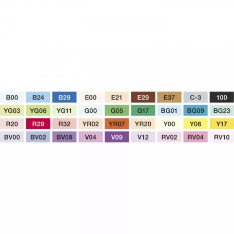 COPIC Grafikai filctoll készlet A, Copic Ciao Set A (36 db)