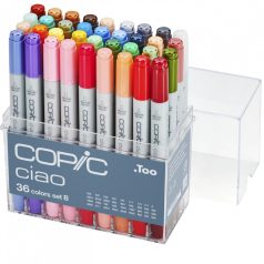 Copic Grafikai filctoll készlet B, Copic Ciao Set B (36 db)