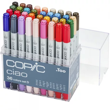 COPIC Copic Ciao alkoholos marker - D készlet (36 db)