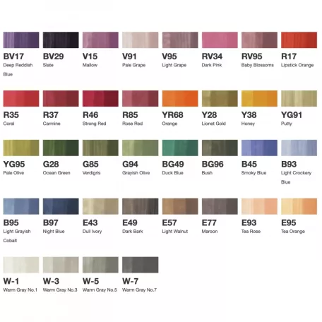 COPIC Copic Ciao alkoholos marker - D készlet (36 db)