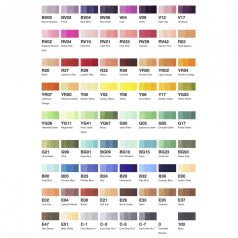 COPIC Grafikai filctoll készlet A, Copic Ciao Set A (72 db)