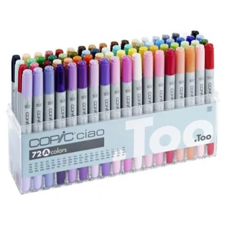 COPIC Grafikai filctoll készlet A, Copic Ciao Set A (72 db)