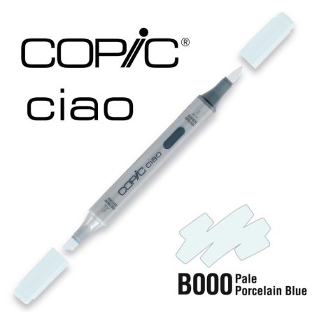 Copic Ciao alkoholos marker - B000 - Pale Porcelain Blue (1 db)