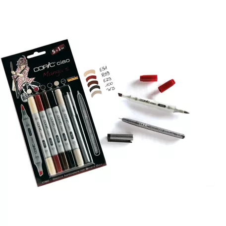 Copic Ciao alkoholos marker készlet, Manga 5 - (5+1 db)