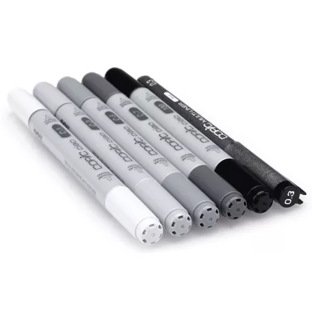 Copic Ciao alkoholos marker készlet, Grey tones - C (5+1 db)