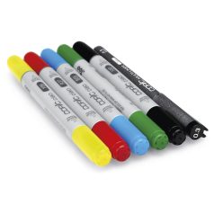 Copic Ciao alkoholos marker készlet, Brights (5+1 db)
