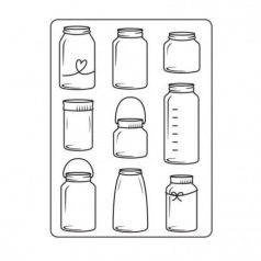 Dombornyomó mappa , Embossing Essentials / jars (1 db)