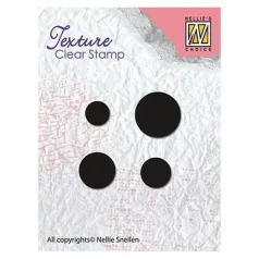 Szilikonbélyegző TXCS006, Texture / Dots (1 csomag)