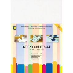   JEJE Kétoldalas ragasztólap A4 - Kézi vágógéphez - Sticky sheets (5 ív)