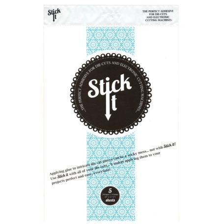 Stick It Adhesive Kétoldalas ragasztólap - A4 - Kézi és elektromos vágógéphez - Stick It Handy (5 ív)