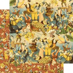   Scrapbook papír 12", Le Cirque / Dazzle and Delight - kétoldalas (1 lap)