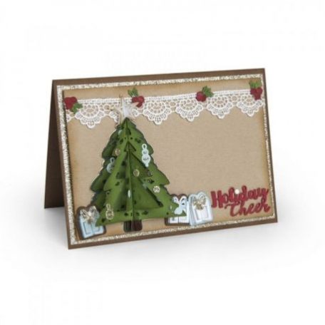 Vágósablon 662281, Thinlits / Christmas Tree, Flip and Fold -  (1 db)