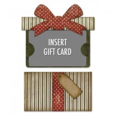   Vágósablon 662417, Thinlits / Tim Holtz - Gift Card Package (1 db)