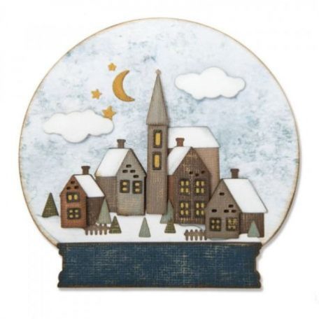 Vágósablon 662421, Thinlits / Tim Holtz - Snowglobe 2 (1 db)