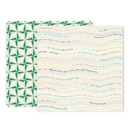 Scrapbook papír 12", Turn The Page / Paper 14 -  (1 ív)