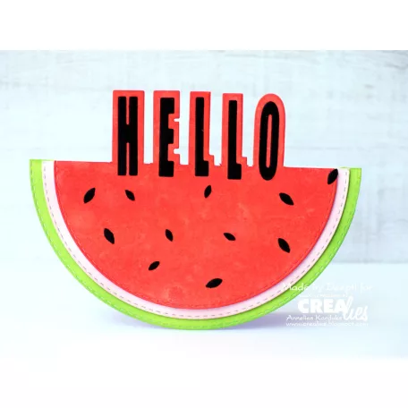 CREAlies vágósablon - Körök varrásvonallal - Crea-Nest-Lies XXL 21 - Circles with stitchline (12 db)