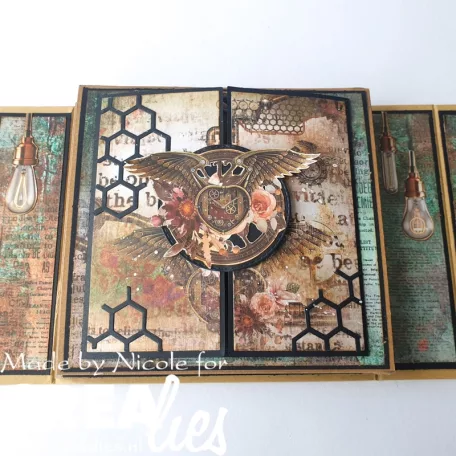 CREAlies vágósablon - Körök varrásvonallal - Crea-Nest-Lies XXL 21 - Circles with stitchline (12 db)