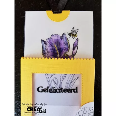 CREAlies vágósablon - Téglalapok dupla varrásvonallal - Crea-Nest-Lies XXL 36 - Rectangles with double stitchline (12 db)